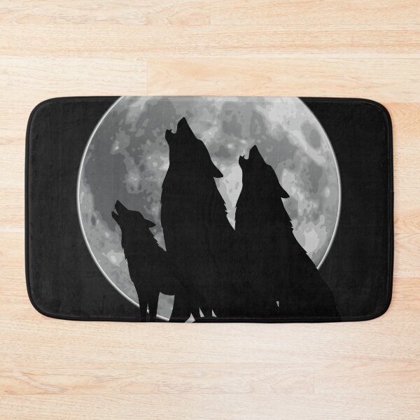 Item preview, wolves howling at the moon designed and sold by MaikelMerch.