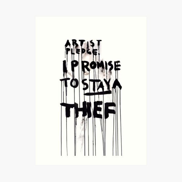 ARTIST PLEDGE Art Print
