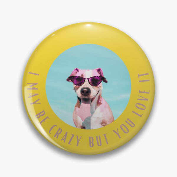 Item preview, Crazy Fun Pitbull - Pit Lover designed and sold by RoseGenuine.