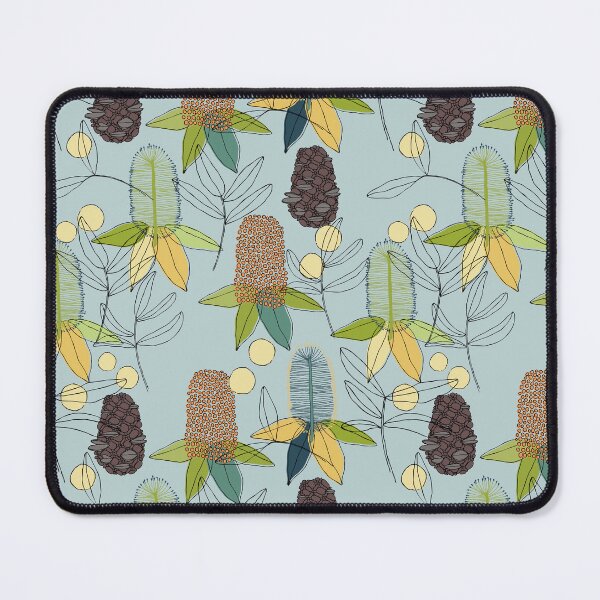 Item preview, Blue Australian botanicals  designed and sold by madirosedesigns.