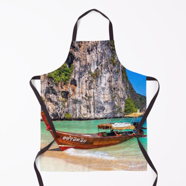 Item preview, Traditional long tail fishing boat beached on Koh Lao Liang, Trang, Thailand designed and sold by Kevin Hellon.