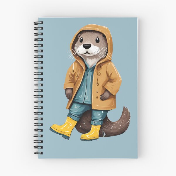 Item preview, Rainy Day Otter designed and sold by cozyvintage.