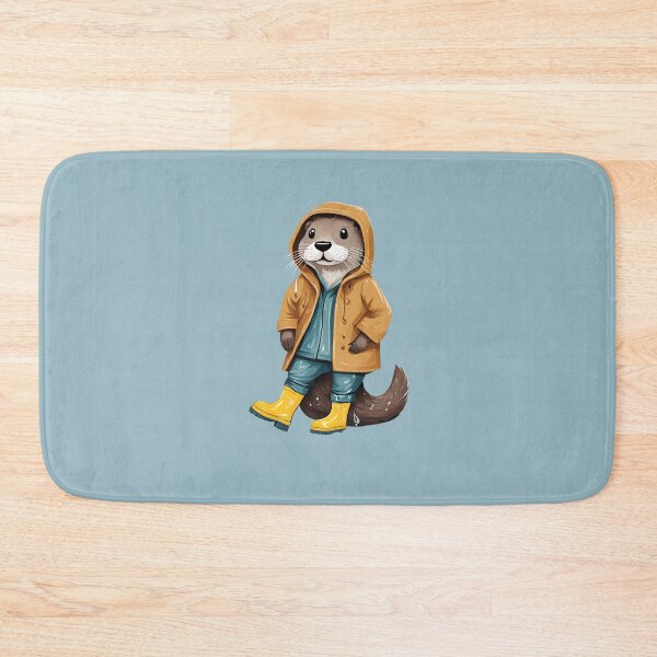 Item preview, Rainy Day Otter designed and sold by cozyvintage.