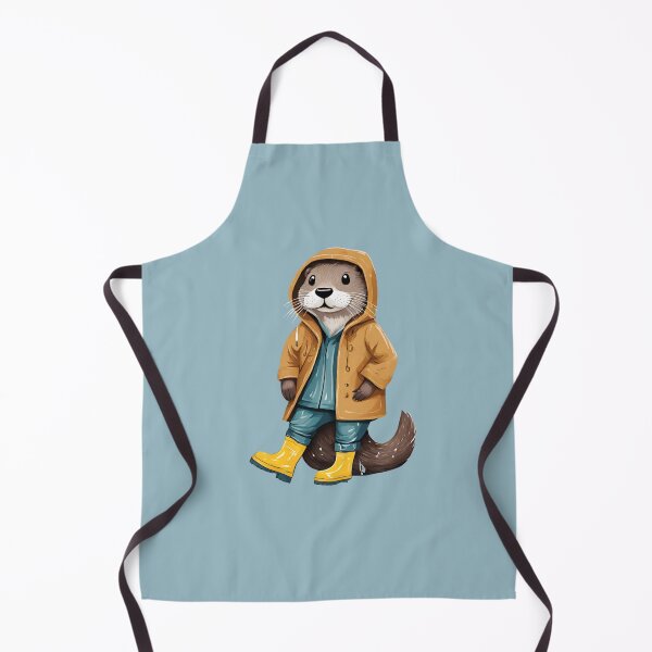 Item preview, Rainy Day Otter designed and sold by cozyvintage.