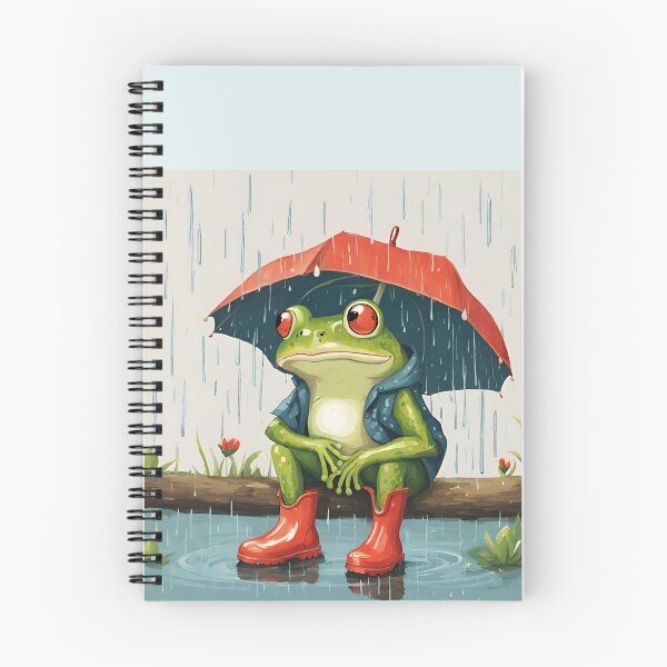Item preview, Rainy Day Frog designed and sold by cozyvintage.
