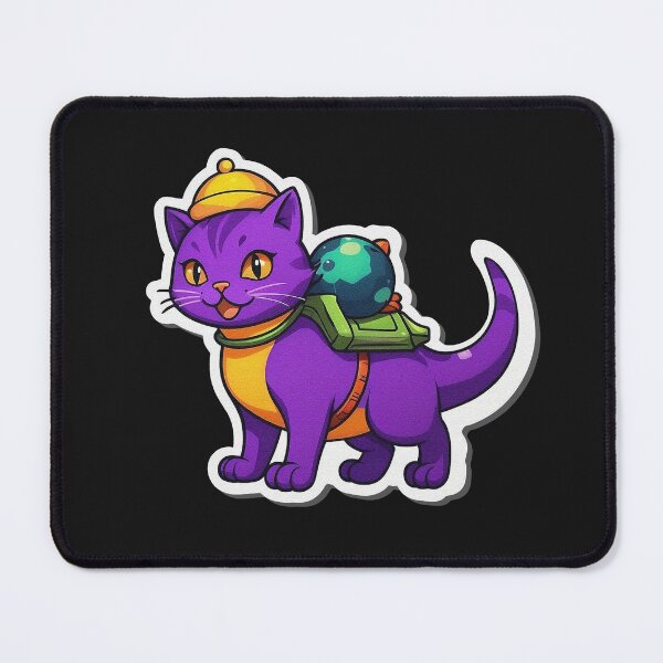 Item preview, Gato dinosaurio con su mundo. designed and sold by PawPawa.