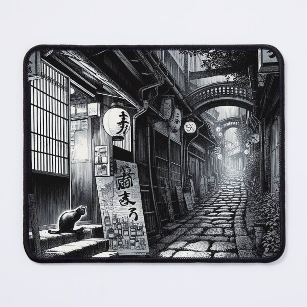 Item preview, Narrow Japanese Street designed and sold by ofanaim.