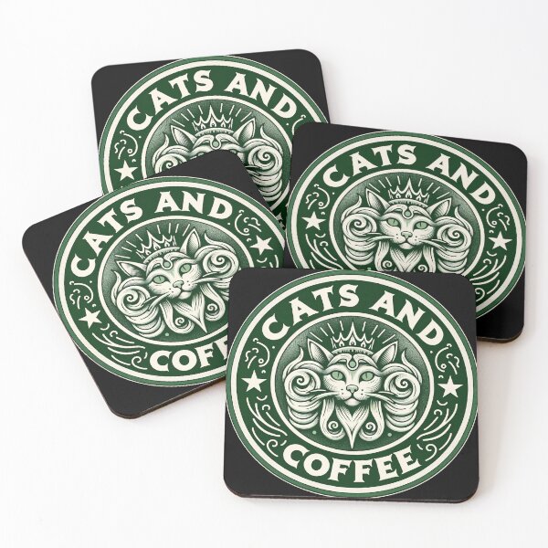 Item preview, Cats and Coffee designed and sold by Doming-Go.