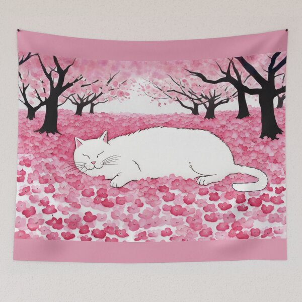 Item preview, Flower chonker cat  designed and sold by YukiKenji.