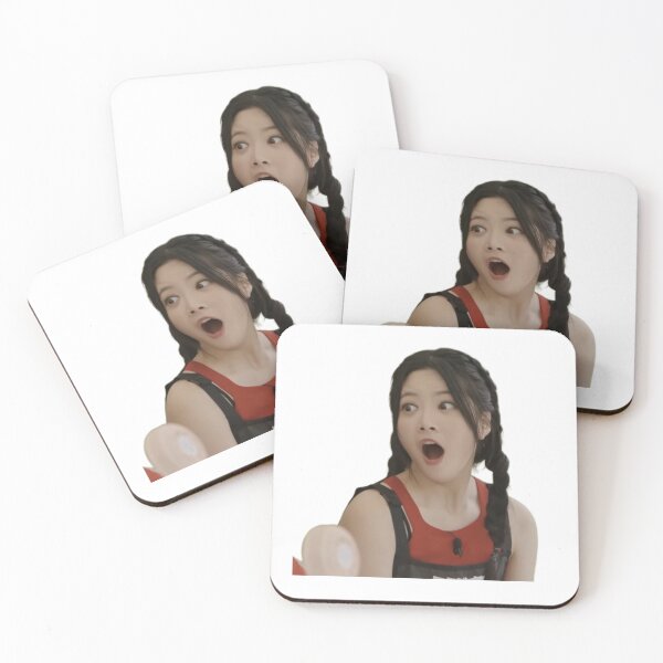Item preview, eunchae LE SSERAFIM meme face photo designed and sold by artfulmadness.