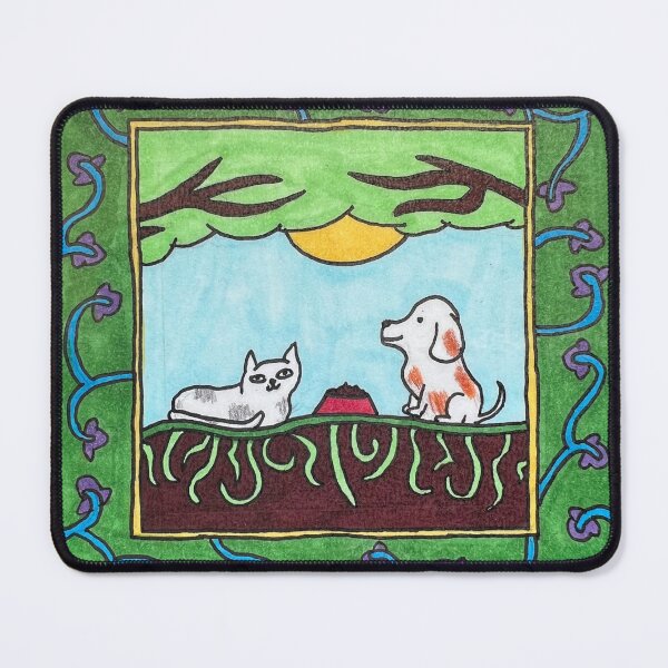 Item preview, Dog and Cat Celtic Style designed and sold by SatanicGD.