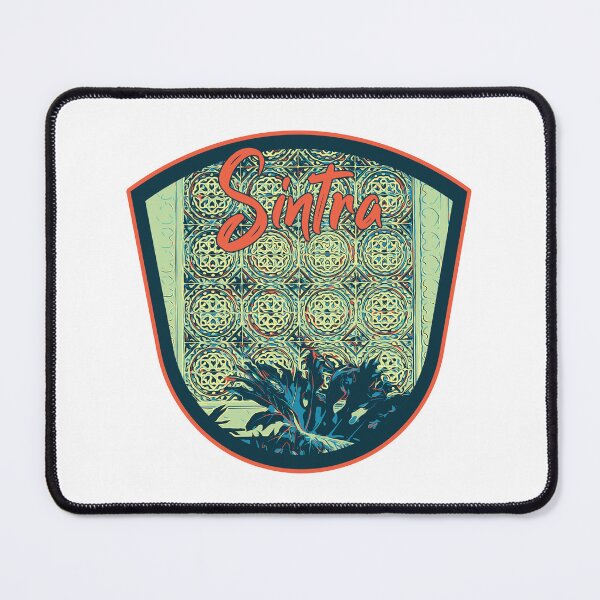 Item preview, Sintra Moorish Tiles Illustration Print | Portugal Art Decor designed and sold by Lemomo-artworks.