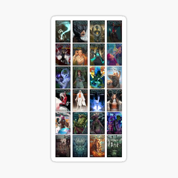 Item preview, Apparition Literary Magazine Covers - Years 1 through 6 designed and sold by KaijuCats.