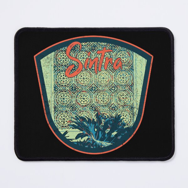 Item preview, Sintra Moorish Tiles Illustration Print | Portugal Art Decor designed and sold by Lemomo-artworks.