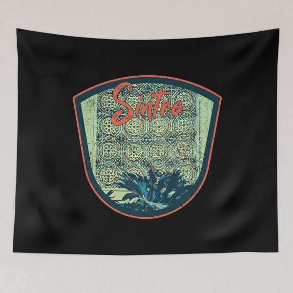 Item preview, Sintra Moorish Tiles Illustration Print | Portugal Art Decor designed and sold by Lemomo-artworks.