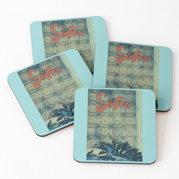 Item preview, Sintra Moorish Tiles Illustration Print | Portugal Art Decor designed and sold by Lemomo-artworks.