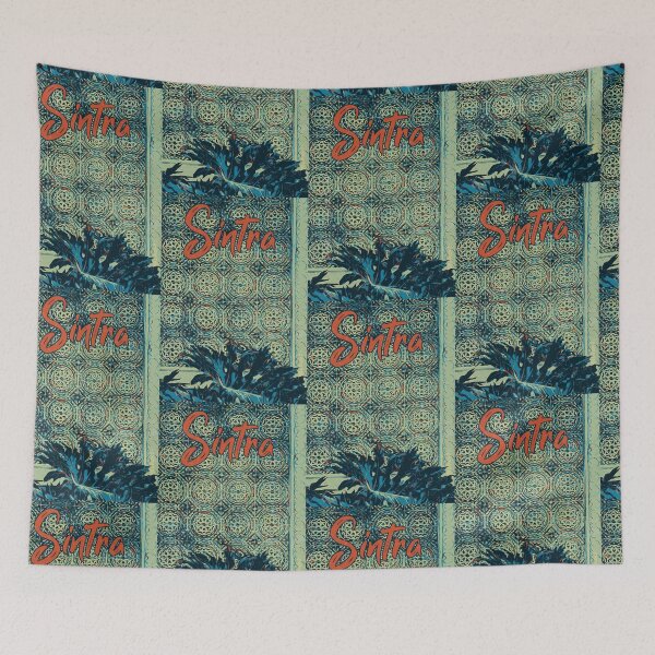 Item preview, Sintra Moorish Tiles Illustration Print | Portugal Art Decor designed and sold by Lemomo-artworks.