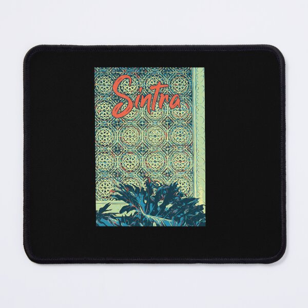 Item preview, Sintra Moorish Tiles Illustration Print | Portugal Art Decor designed and sold by Lemomo-artworks.