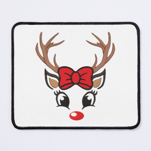Item preview, Cute Christmas Reindeer Face designed and sold by BuxomBabe21.