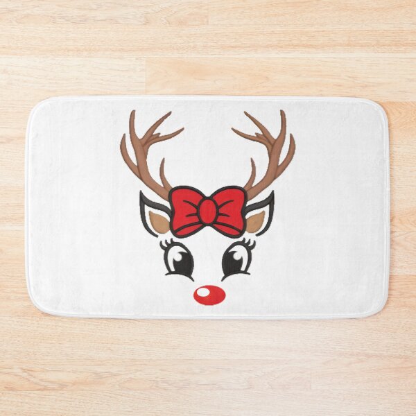 Item preview, Cute Christmas Reindeer Face designed and sold by BuxomBabe21.