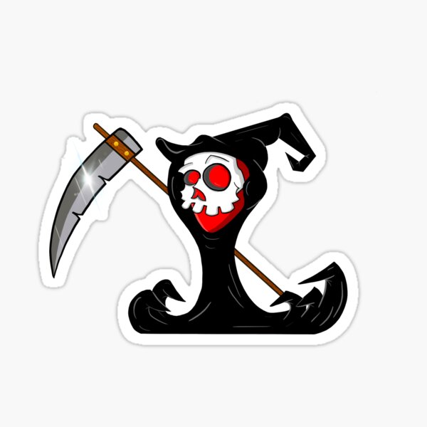 Mini Grim Reaper Sticker