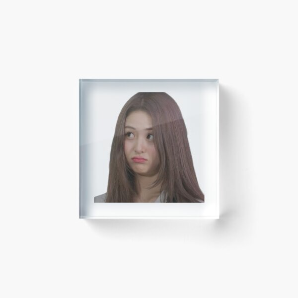 Item preview, yunjin LE SSERAFIM meme face photo designed and sold by artfulmadness.