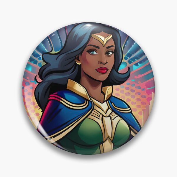 Item preview, Superhero Woman Gold Tiara Inspiration Heroine Animation Comic designed and sold by Melan Designs.