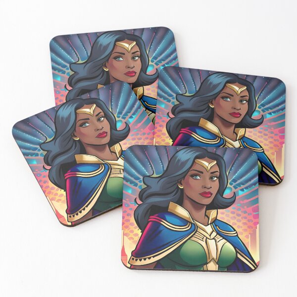 Item preview, Superhero Woman Gold Tiara Inspiration Heroine Animation Comic designed and sold by Melan Designs.