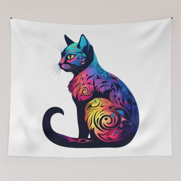 Item preview, Kaleidoscopic Kitty designed and sold by ijbeautzzllc32.
