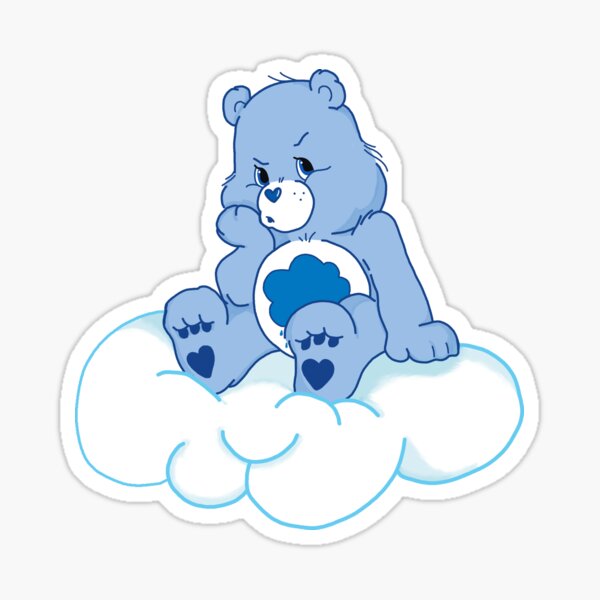 Mental Health Care Bear Sticker Sticker for Sale by TimoHellmich