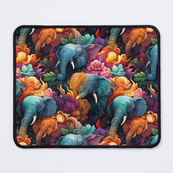 Item preview, Exclusive Artwork Cute Paisley Colorful Baby Elephants Gift Ideas P106-2 designed and sold by MPCFICTION.