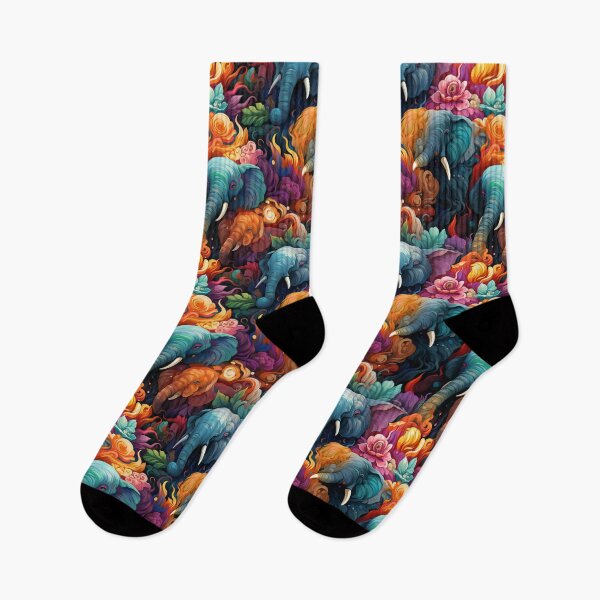 Item preview, Exclusive Artwork Cute Paisley Colorful Baby Elephants Gift Ideas P106-2 designed and sold by MPCFICTION.