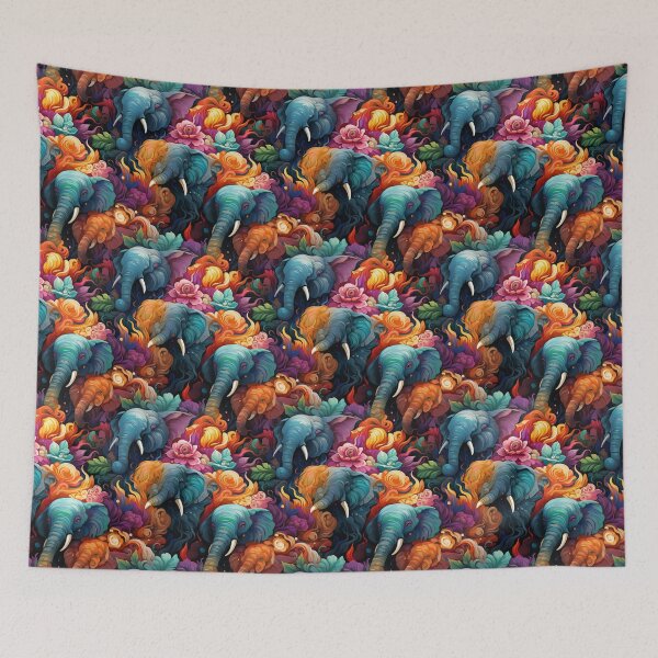 Item preview, Exclusive Artwork Cute Paisley Colorful Baby Elephants Gift Ideas P106-2 designed and sold by MPCFICTION.