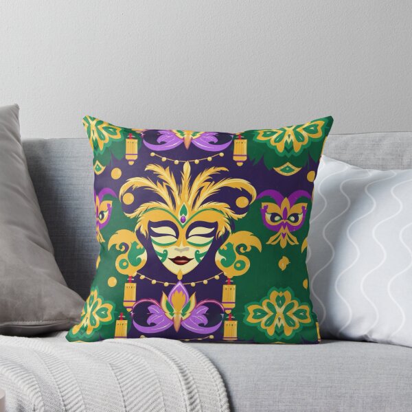 Item preview, Patrón de máscara de Mardi Gras designed and sold by EasyPrints337.
