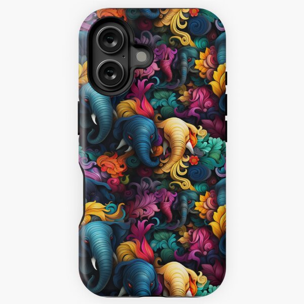 Item preview, Exclusive Artwork Cute Paisley Colorful Baby Elephants Gift Ideas P106-3 designed and sold by winkatchoo.