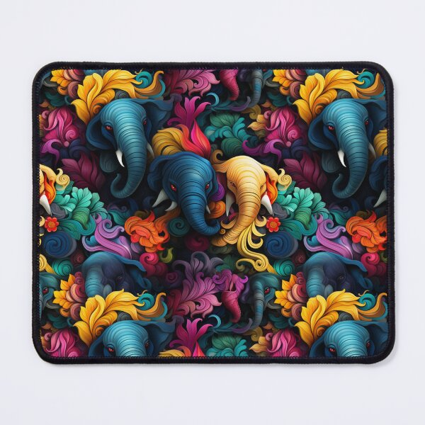 Item preview, Exclusive Artwork Cute Paisley Colorful Baby Elephants Gift Ideas P106-3 designed and sold by MPCFICTION.