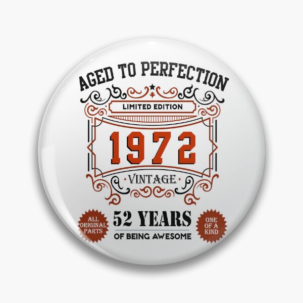 Item preview, Vintage Aged To Perfection 1972 Legend Limited Edition, 52th Birthday Gift 52 years of Being Awesome Vintage designed and sold by DjenShop.