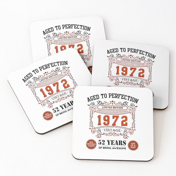 Item preview, Vintage Aged To Perfection 1972 Legend Limited Edition, 52th Birthday Gift 52 years of Being Awesome Vintage designed and sold by DjenShop.