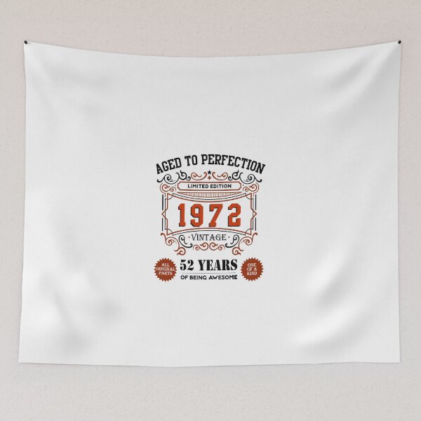 Item preview, Vintage Aged To Perfection 1972 Legend Limited Edition, 52th Birthday Gift 52 years of Being Awesome Vintage designed and sold by DjenShop.