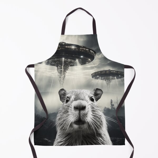 Item preview, Capybara Selfie with UFOs designed and sold by Master-Print.