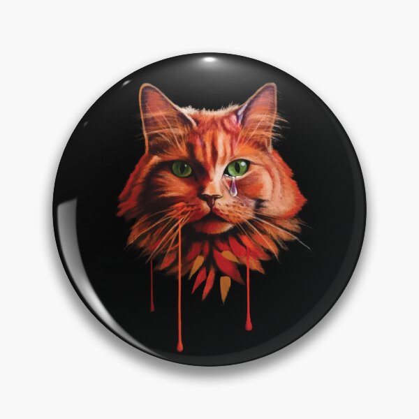 Item preview, Crying Cat - Acrylic Painting by renée mcg art designed and sold by FringeDweller2.