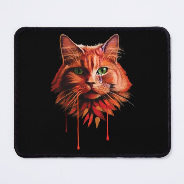Item preview, Crying Cat - Acrylic Painting by renée mcg art designed and sold by FringeDweller2.