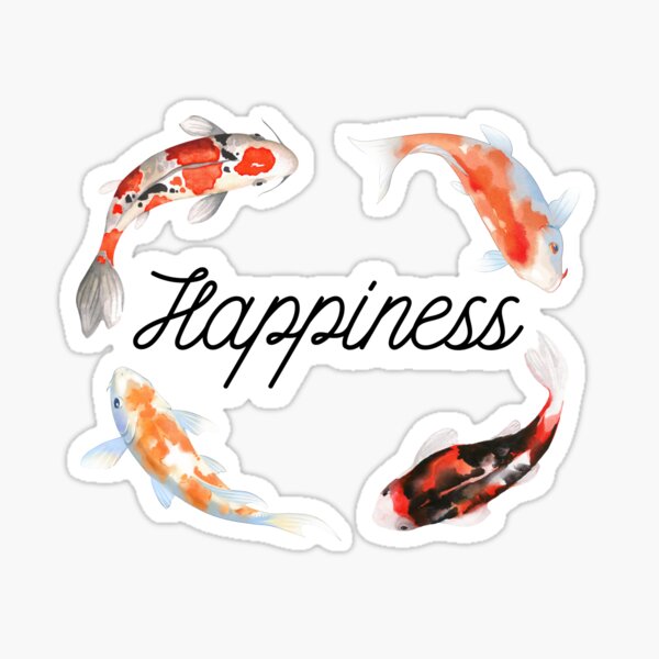 Koi Fish Quotes Stickers for Sale | Redbubble