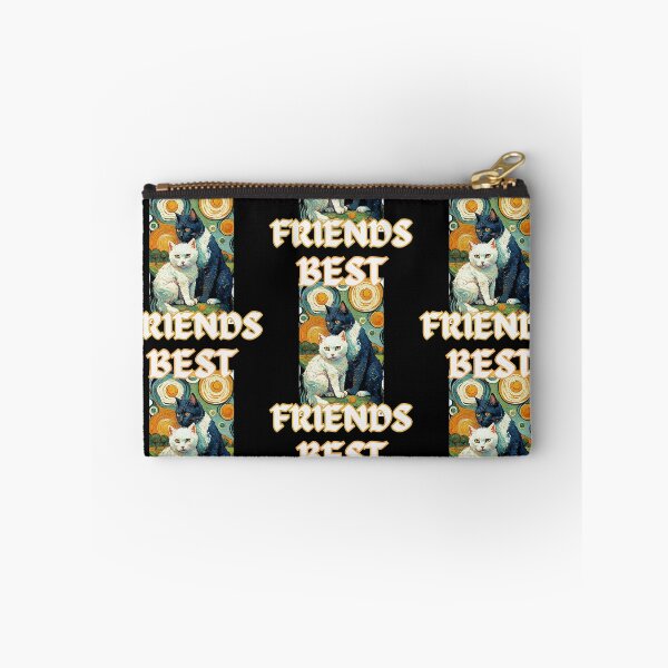 Item preview,  Cute black and white cats are humans best friends in van gogh style funny christian gifts designed and sold by thankful-loco.