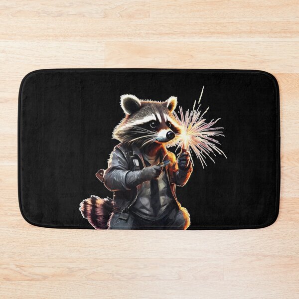 Item preview, New Year's Raccoon Lighting Fireworks designed and sold by Aquillashop.