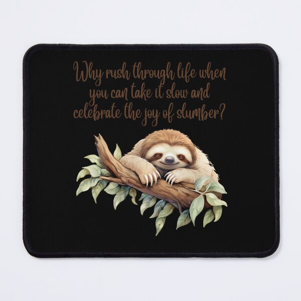 Item preview, Cute Sloth Celebrating The Joy of Slumber Festival of Sleep Day January 3rd 2024 designed and sold by MimsTees.