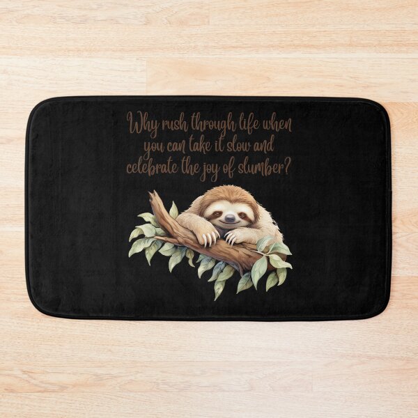 Item preview, Cute Sloth Celebrating The Joy of Slumber Festival of Sleep Day January 3rd 2024 designed and sold by MimsTees.