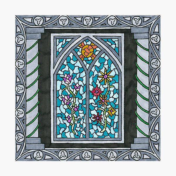 Item preview, Ventana de cristal estilo celta designed and sold by SatanicGD.