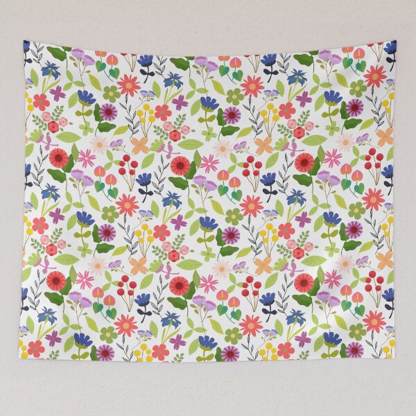 Item preview, Colourful Floral Display Pattern designed and sold by RiadMannan.