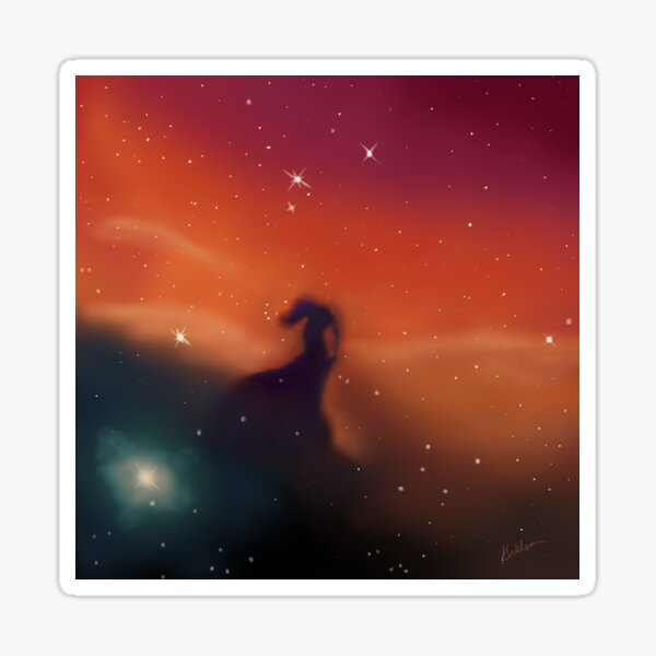 The Horsehead Nebula Sticker